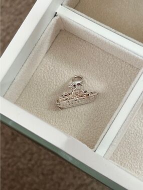 Thomas Sabo Silver Cruise Ship Charm for Bracelet - Shiny Silver